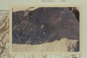 Dunn 1869. Inscription on Mt. Dellenbaugh