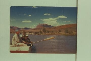Paul B. English; Skipper Frost; Kenneth Willison. San Juan trip with Frost Expeditions. Early in July
