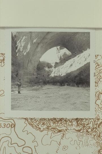 Ken Sleight at Lobo Arch or Jacob Hamblin Arch