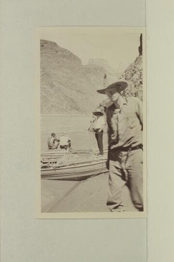 Larue, Stabler, Lindauer. Foot of trail at Pipe Creek where Stabler joined the USGS party