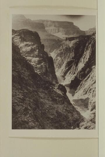Horn Creek Rapid from Tonto. Looking up the river