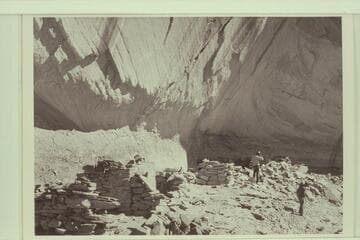 Cave ruin in easterly fork of Little Finger Canyon. Masland has suggested the name, "Manygoats House."