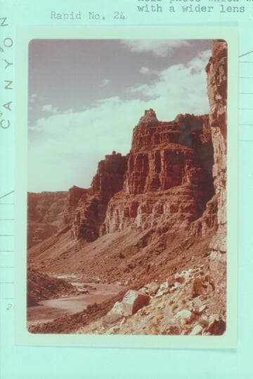 Down river from under the Kolb inscription at Mi. 202.2. The view is similar to the Kolb photo which was taken with a wider lens
