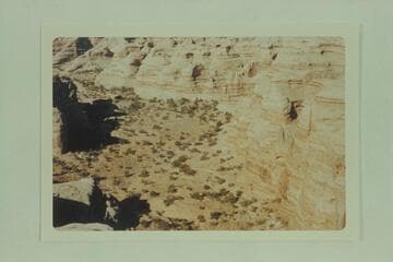 Ernies Country near the Natural Bridge. The canyon drains into Cataract Canyon at Mile 205.3, right bank