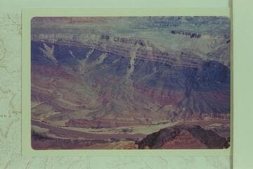 Basalt Cliffs. Basalt Creek at upper right