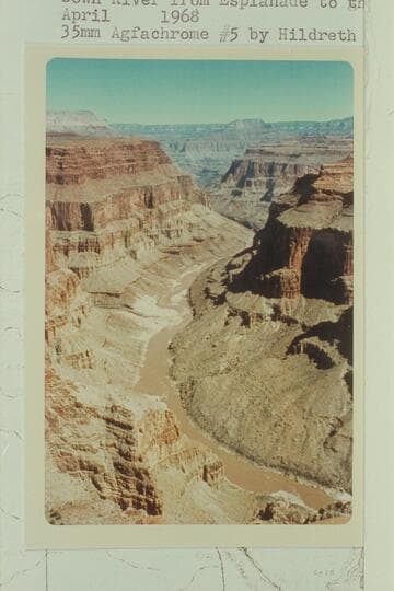 Downriver from Esplanade to the mouth of Fosseil Canyon