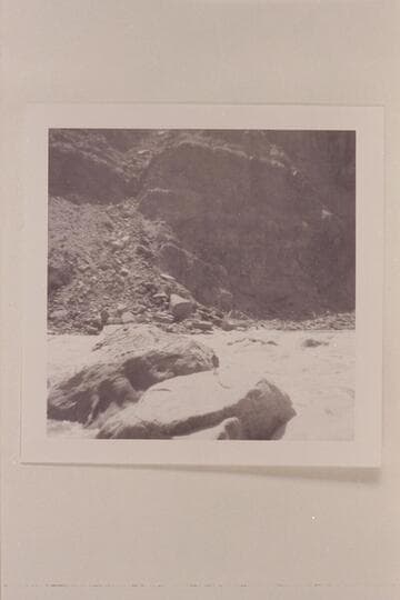 Across foot of Rapid 22 to The Sliced Boulder