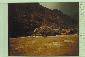John Harper running the "Norm" through Bedrock after getting thrown on the left side in the "Mexican Hat IIi." Note the oar recovery
