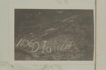 D. Julien inscription, Mile 185.7. Retouched before copying