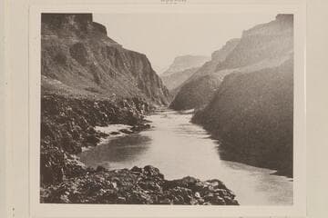 The Colorado River in the Inner Gorge at the Foot of the Mystic Spring Trail