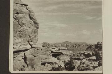 Across Red Lake Canyon. Junction Butte in distance