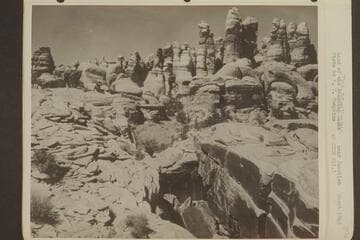 Land of The Sentinels. Near Junction of Green and Colorado