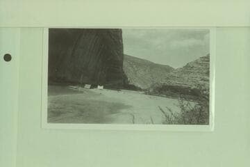 Echo Cliff; Pats Hole. Camp of U. S. Geological Survey