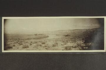 Green River Investigation; south half of panorama, west across Red Wash, 8 miles above Jensen