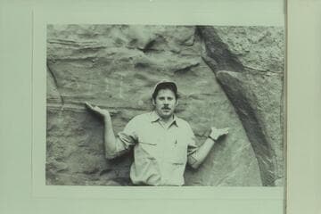 The D I inscription in Whirlpool Canyon at about Mile 222-221 right bank sent by Ross 1975, Dec. 06