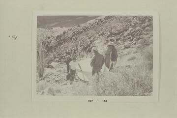 The Bundy's carrying a 16' Smith-Craft down to Whitmore Beach