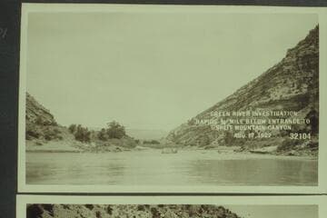 Green River Investigation; rapids 1/4 mile below entrance to Split Mountain Canyon