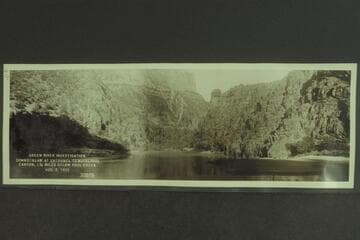 Green River Investigation: Downstream at Entrance to Whirlpool Canyon, 1 3/4 Miles below Pool Creek