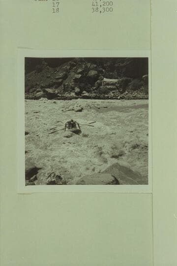 17. Running Lava Falls. Pontoon No. 1. Bruce and Clarke