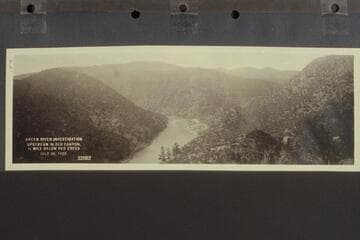 Green River Investigation: Upstream in Red Canyon, 1/2 Mile below Red Creek