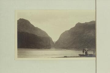 The foot of Black Canyon. Print from the Freeman collection