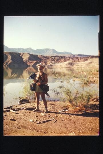 Dock Marston at Pierces Ferry. End of 1947 run of Grand Canyon
