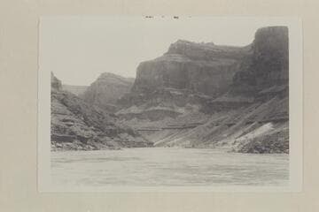 Upstream from approximately Mile 122.6. Approximate gauge: 75,000 cfs