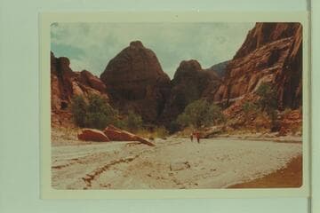 The widening canyon of the Paria