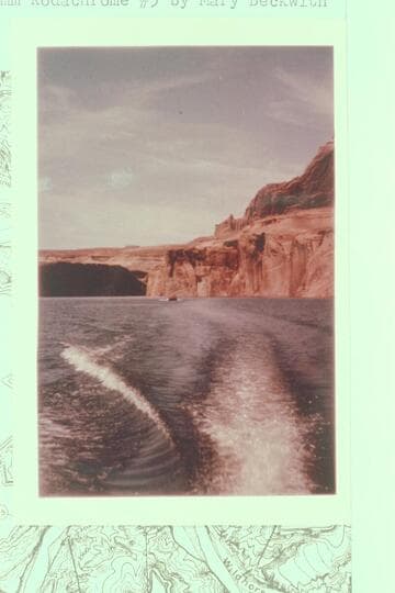 Down Lake Powell to entrance of Rock Creek; Mile 55.5