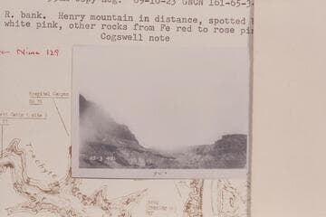 West from near Mile 161 in Glen Canyon at South Rim, Grand Canyon