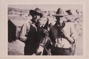 Dave Rust; Jerry; George C. Fraser. Near Hanksville