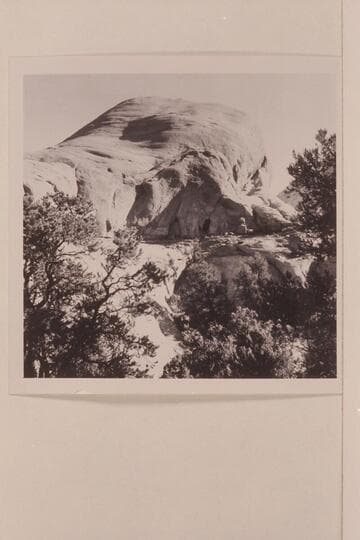 The cave in upper Surprise Valley where the small ruin is located