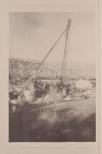 Newby rig. Mexican Hat oil field