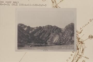 Down Canyon of Lodore to upthrust at upper end of The Blade