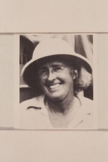 Lu Fetzner. In Boulder City after traverse of Grand Canyon in 1951, July. Harris-Brennan party