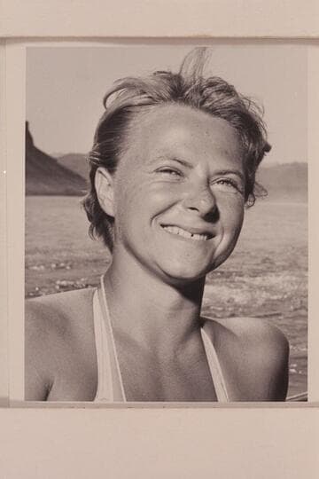 Esther Flemmer. "Moki." Sacramento. At end of Grand Canyon traverse with Georgie White. Temple Bar, Lake Mead