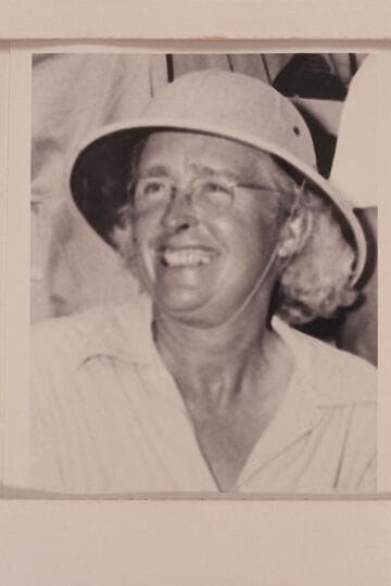 Lu Fetzner. Boulder City at end of Grand Canyon traverse