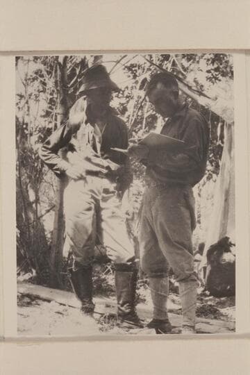 Frank Blackwell and Clyde Eddy talk over the picture situation