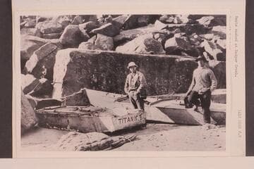 Boats cached at Badger Creek. Russell and Quist?