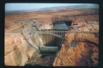 Glen Canyon Dam from below