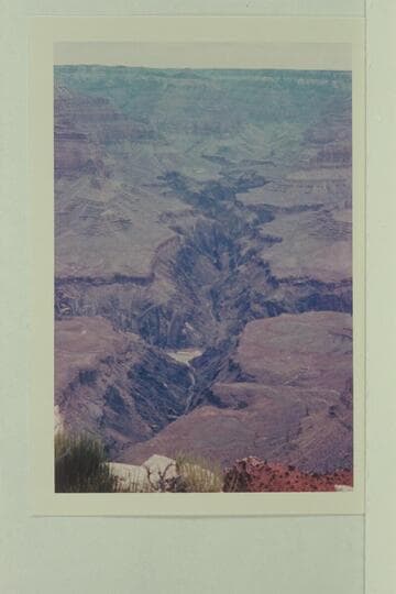 Slate and Crystal Creek from Diana. Dragon Head is the butte at top center. Dragon Creek branches to the right of Dragon Head