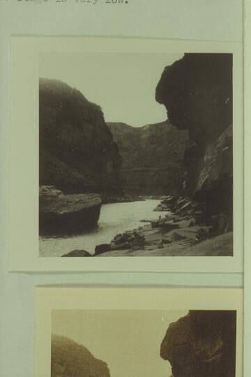 Boulder Narrows. The water stage is very low