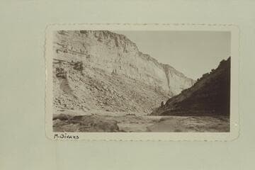 One of Bus Hatch's boloneys starting into Soap Creek Rapid. Lees Ferry gauge: 26,200 cfs