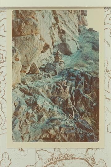 Route below Tapeats Formation east of Horn Creek