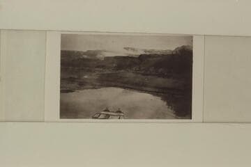 No. 128, Charles Gibbons album. Scenes at Lees Ferry. Downriver scene from Lees Ferry