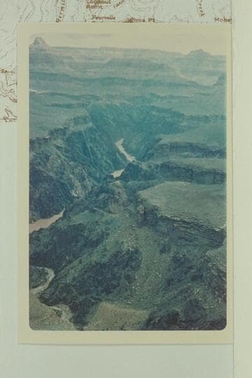 Up river from Cope Butte; Monument Creek lower left