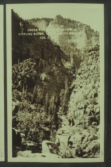 Green River Investigation: Rippling Brook, 1/4 Mile above Mouth