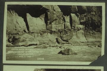 Green River Investigation: Boat "Wyoming" in Lower End of Triplet Rapids