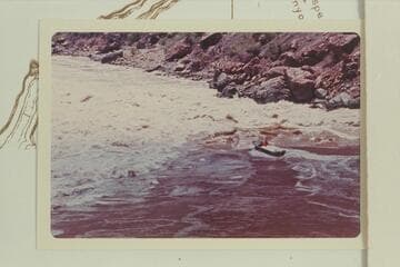 Jim Jordan driving the "Circle" into head of Vulcan Rapid. Dock Marston is riding. The run was close to a perfect course