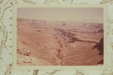 Mt. Sinyala from head of Beaver Canyon. Lava plug at left, Coyote Canyon at right